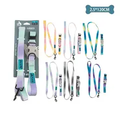 GENERICO - Set de arnés y correa de nylon Color Amarillo