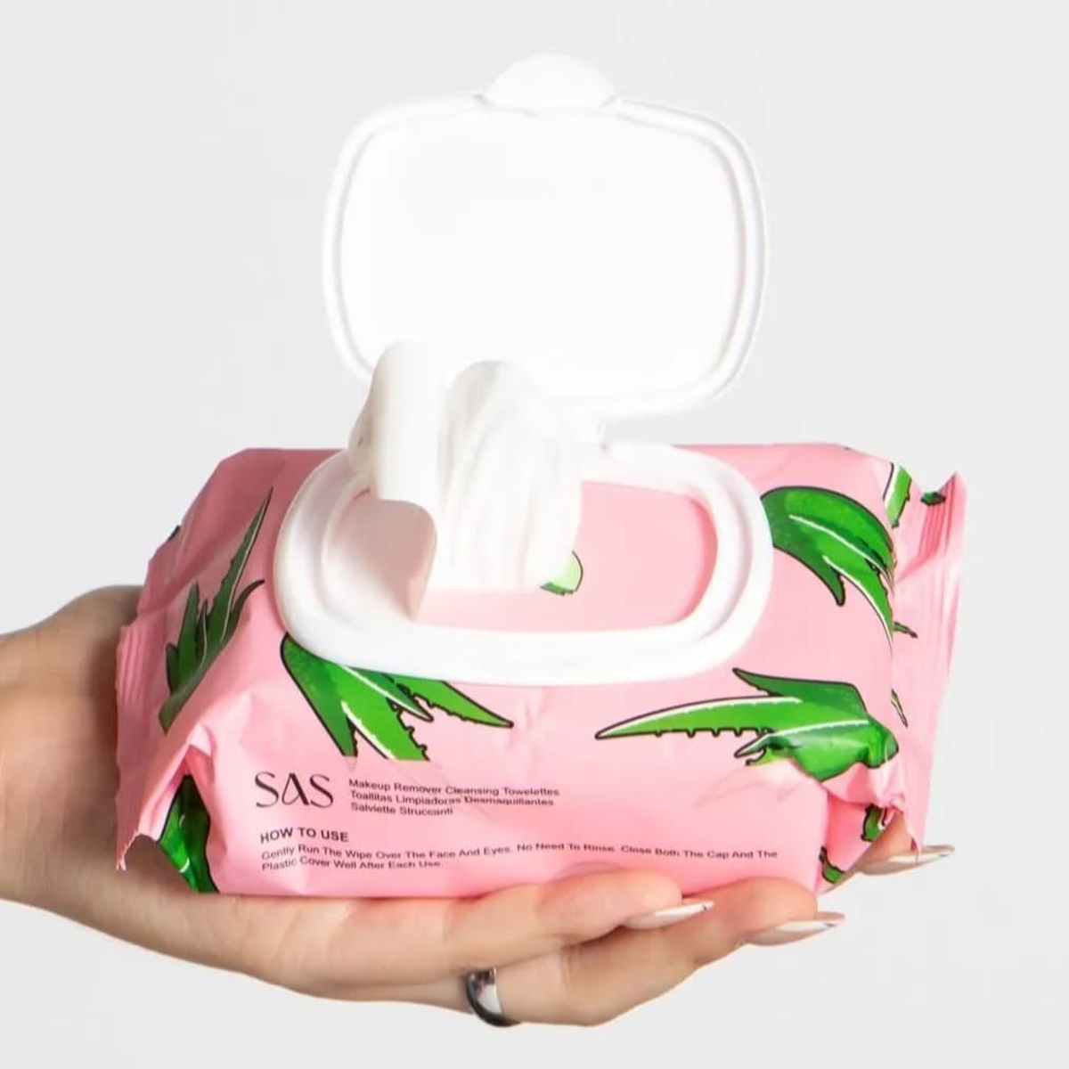 GENERICO - Toallitas Desmaquillantes con Aloe Vera Limpieza Suave e Hidratante