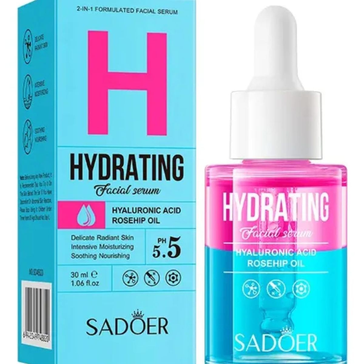 GENERICO - Set Serum  Facial Colageno+ Vitamina C + Acido Hialuronico