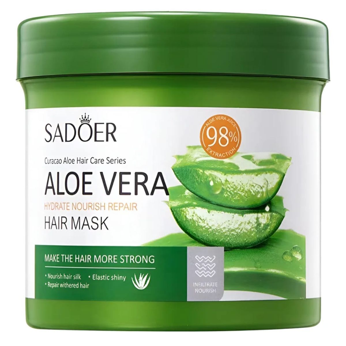 GENERICO - Crema Mascarilla  Reparación Profunda Capilar Cabello Fuerte y Sedoso