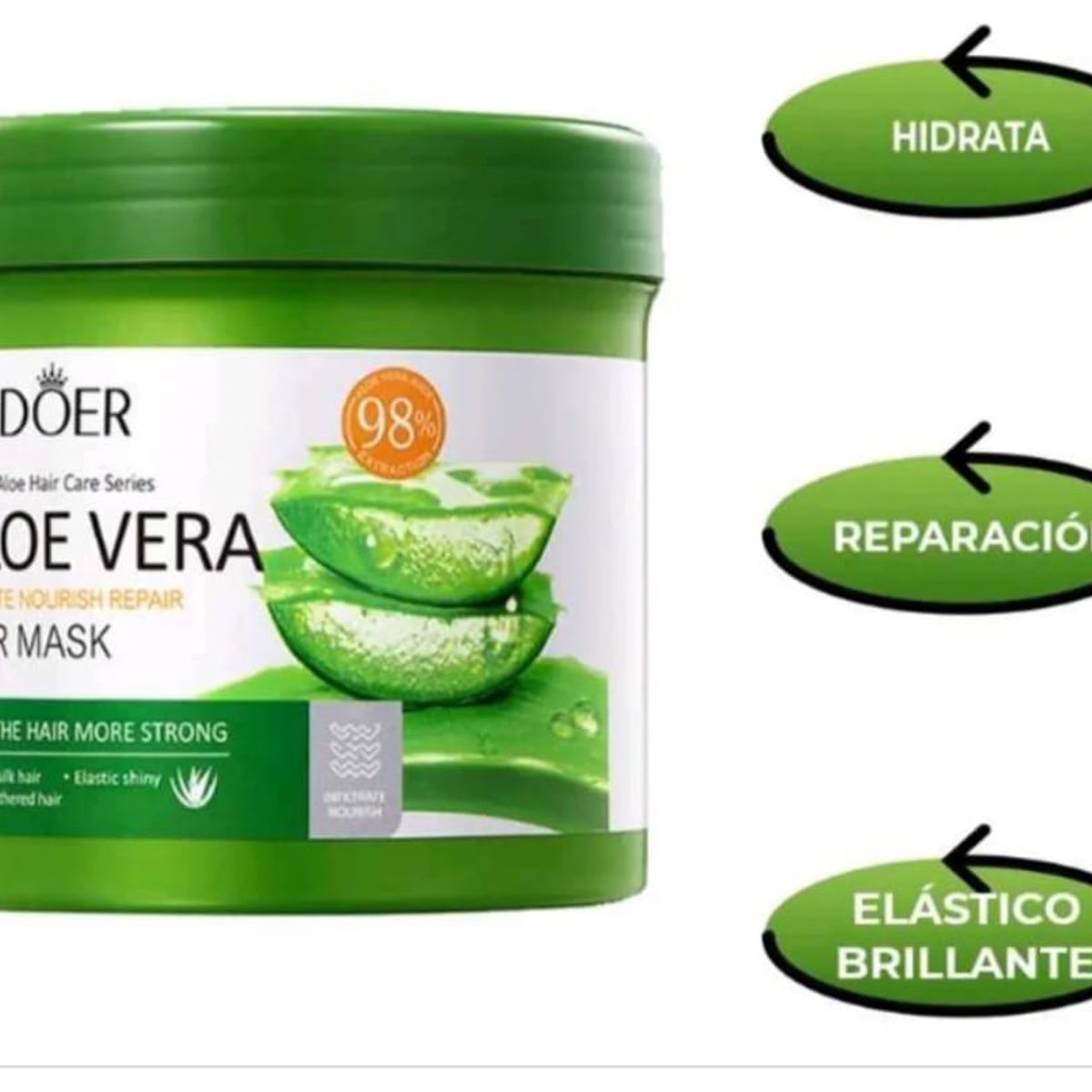 GENERICO - Crema Mascarilla  Reparación Profunda Capilar Cabello Fuerte y Sedoso