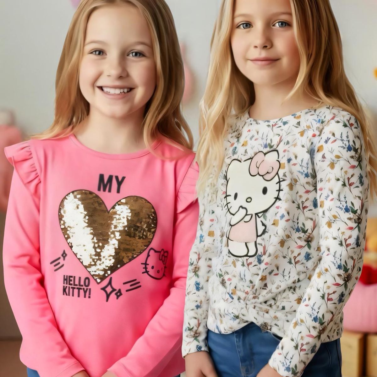 HELLO KITTY - Pack 2 Poleras Niña Hello Kitty