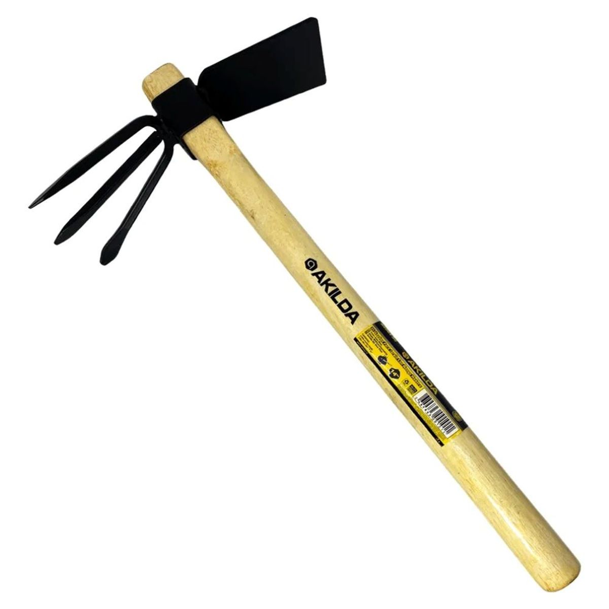 GENERICO - Azada Combinada con Mango de Madera 14 Pulg Akilda