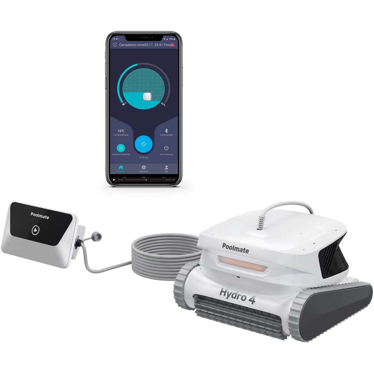 CHASING - Poolmate Hydro 4 – Robot de piscina, aspiradora de piscina para piscinas enterradas y subterráneas
