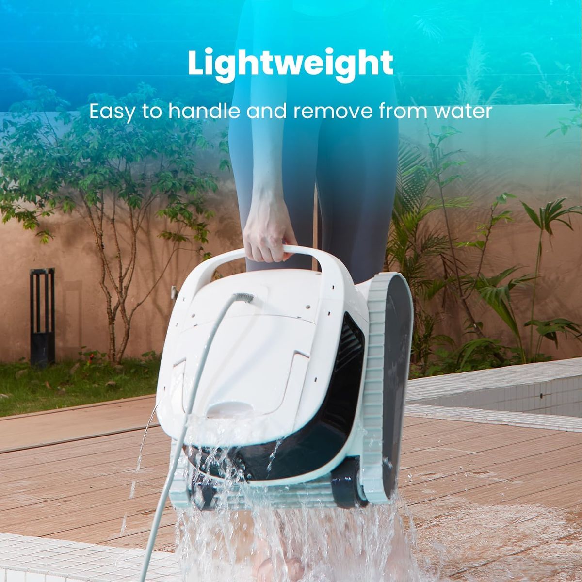 CHASING - Poolmate Hydro 4 – Robot de piscina, aspiradora de piscina para piscinas enterradas y subterráneas
