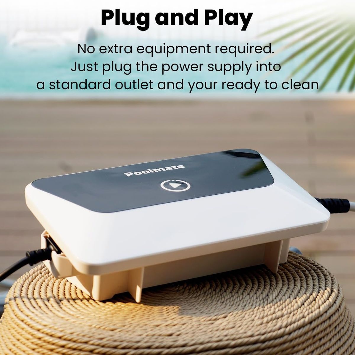 CHASING - Poolmate Hydro 4 – Robot de piscina, aspiradora de piscina para piscinas enterradas y subterráneas