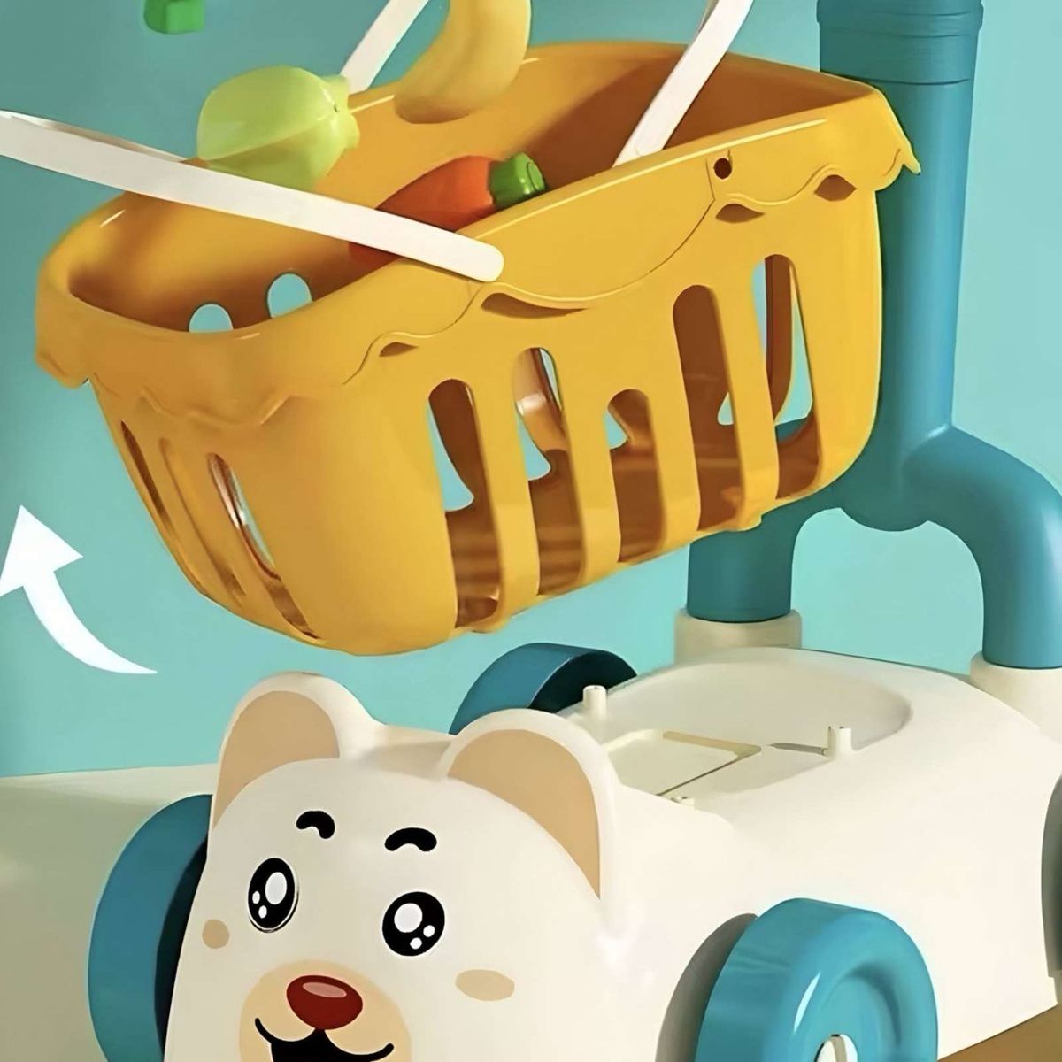 GENERICO - CARRO ANDADOR CORREPASILLOS DE COMPRAS FRUTAS Y VERDURAS