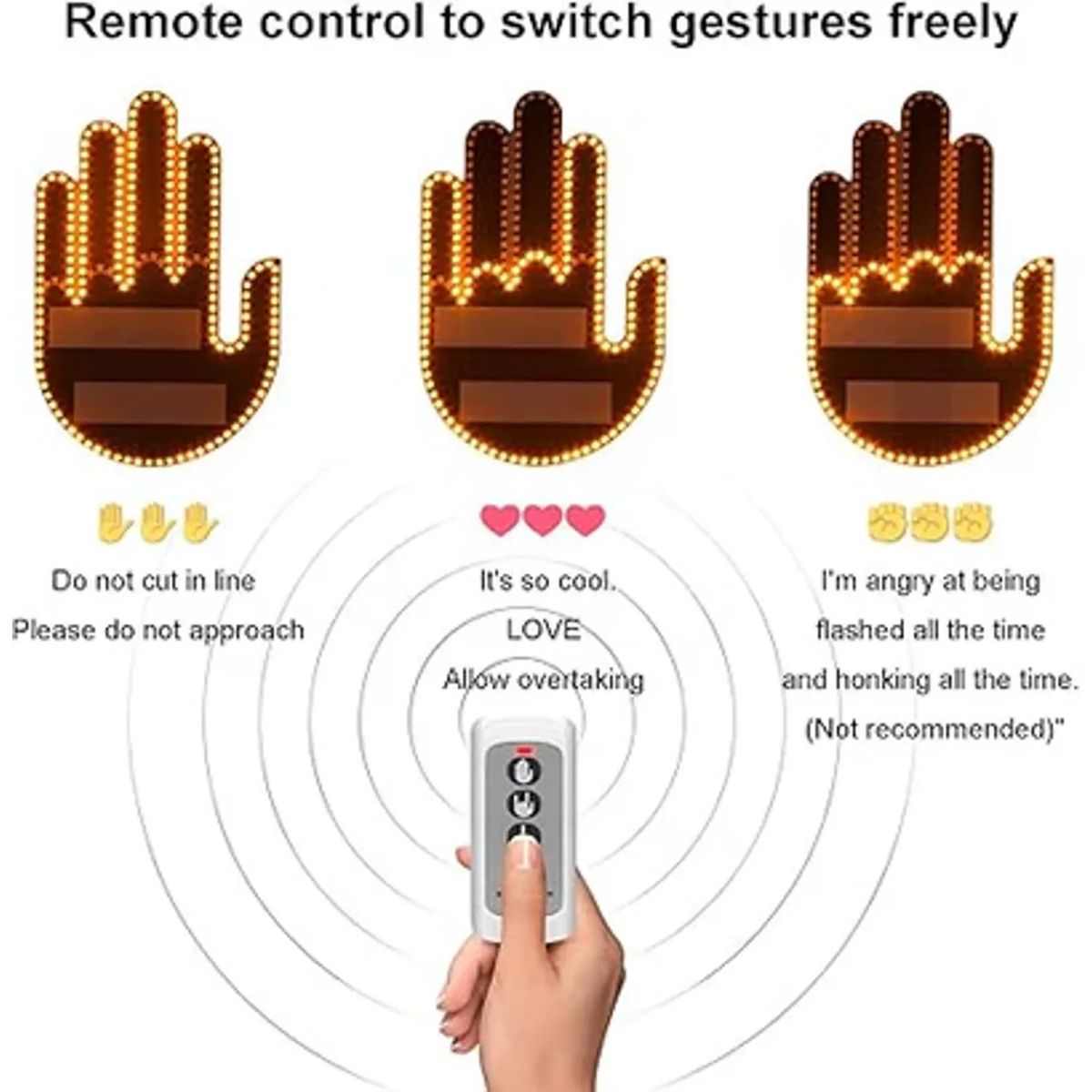MOVI - MANO LED PARA AUTOMOVILES Y VEHICULOS
