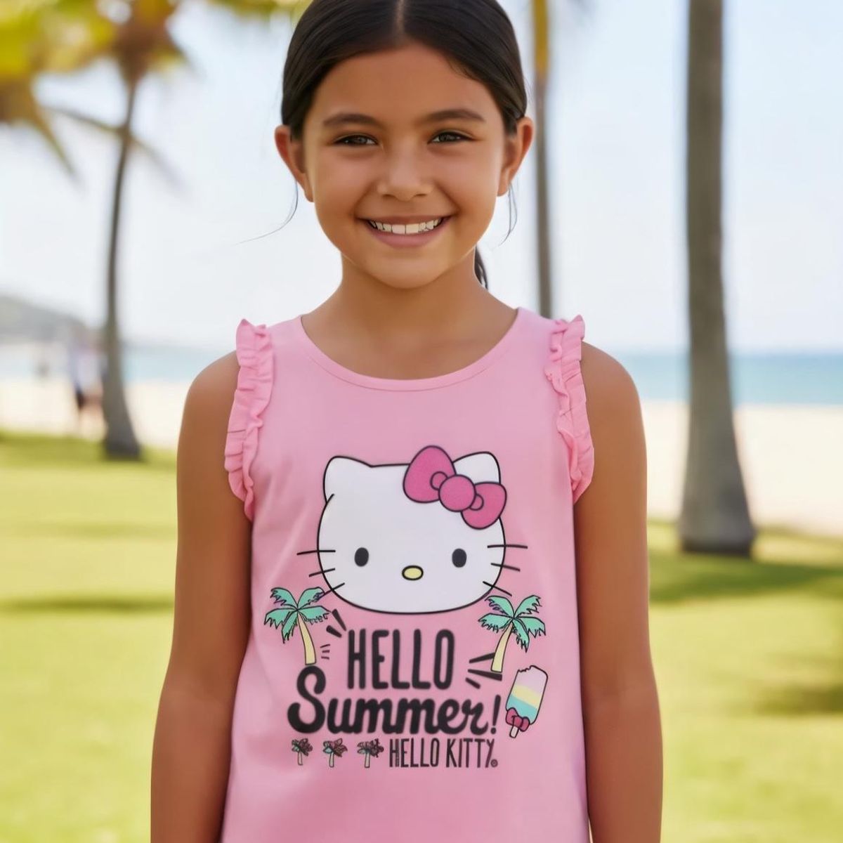 HELLO KITTY - Polera Niña Hello Kitty