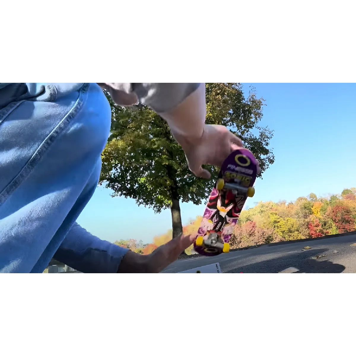 GENERICO - Tech Deck Patineta Manos Skate Finesse X Shadow Sonic 28 cm