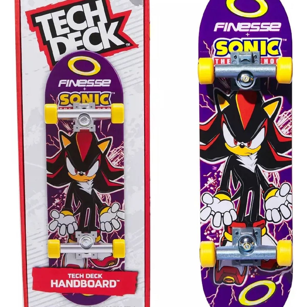 GENERICO - Tech Deck Patineta Manos Skate Finesse X Shadow Sonic 28 cm