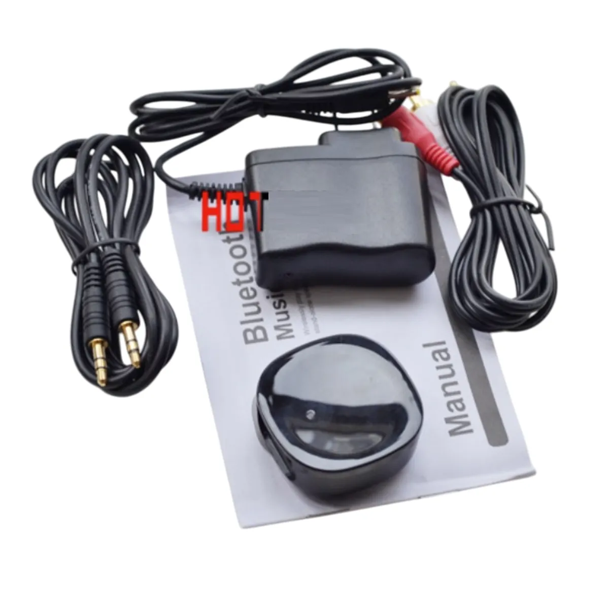 GENERICO - Adaptador Receptor Bluetooth Conexion 35mm Rca
