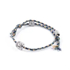 TRIBALLE - Pulsera Étnica Verde Cabeza De Buda