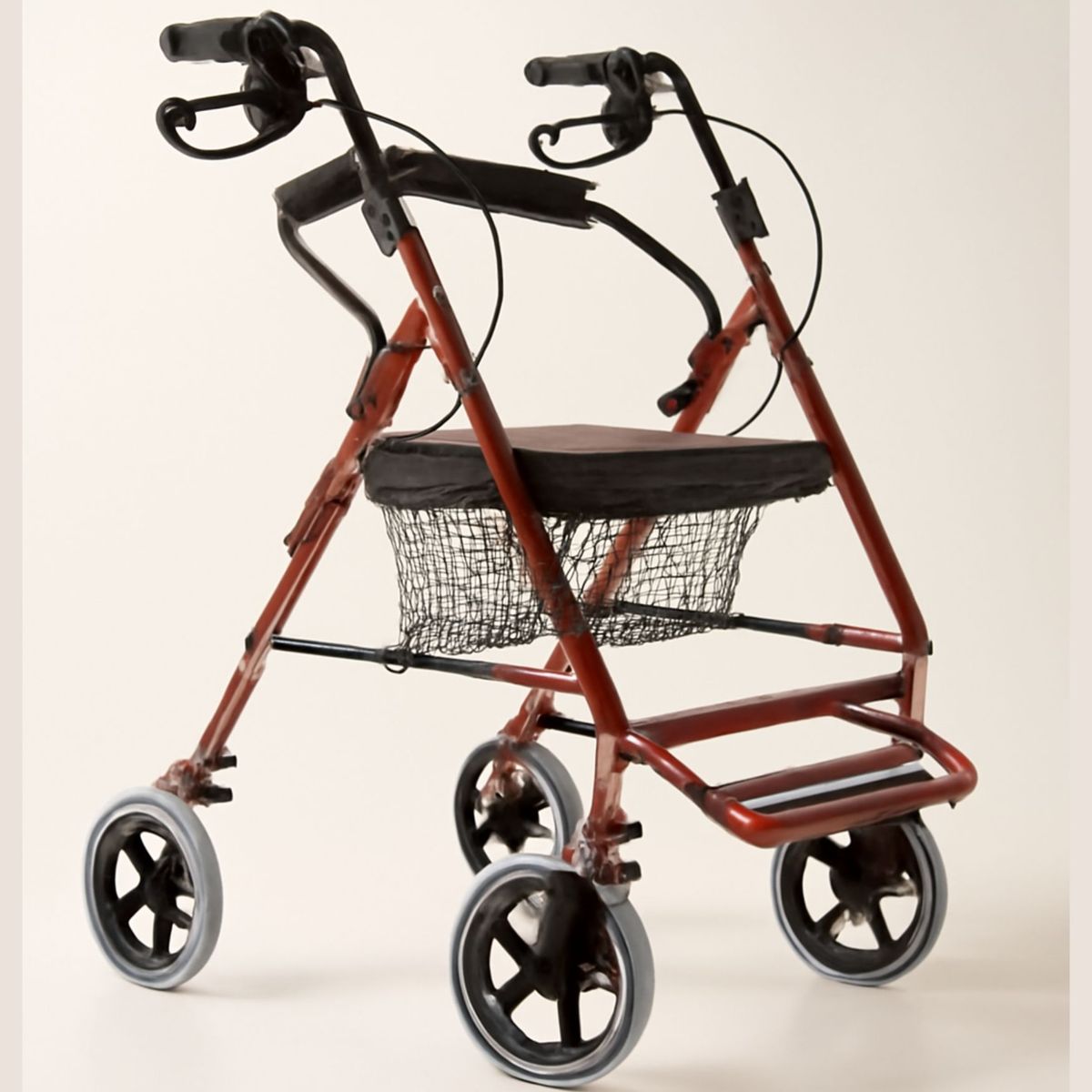 MOVI - Andadera Ortopédica Plegable Premium con Asiento Canasto y Frenos para Adulto MayorMovilidad Segura