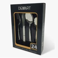 Juego De Cubiertos 24 Piezas Acero Inoxidable Dewart