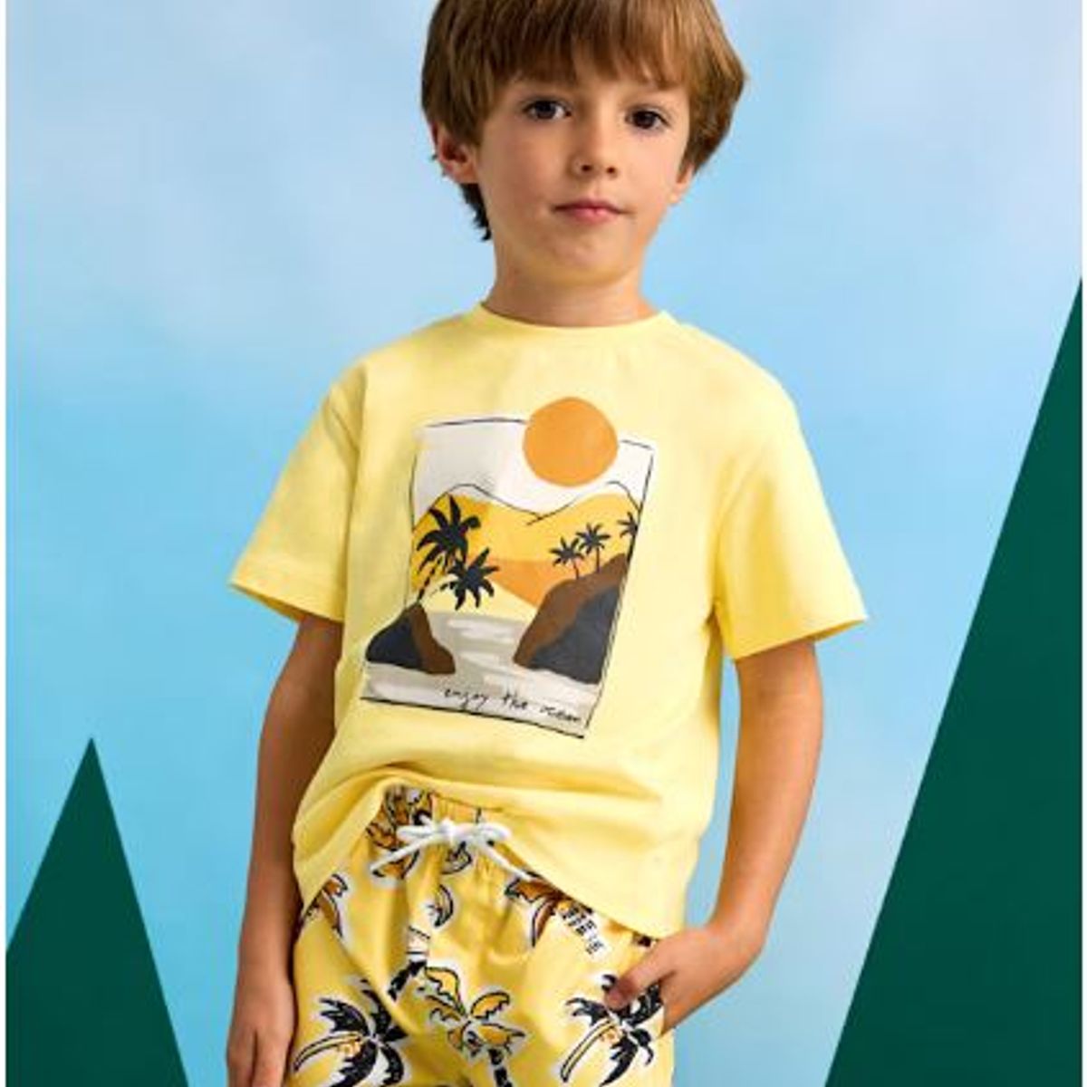 MAYORAL - Pantalón corto de traje de baño niño