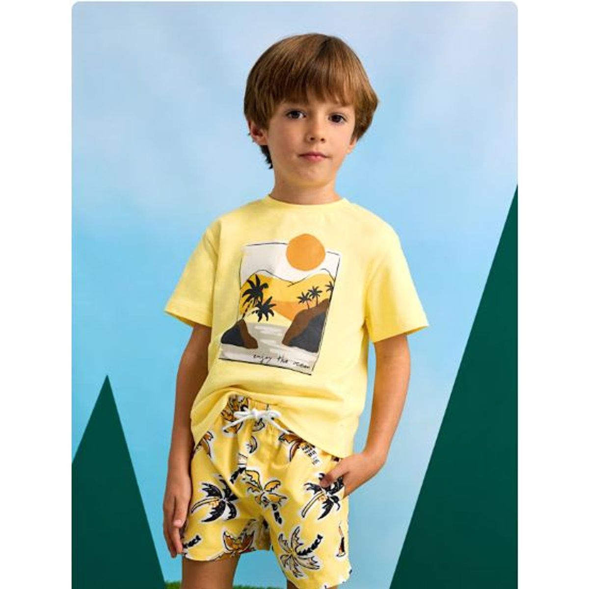 MAYORAL - Pantalón corto de traje de baño niño