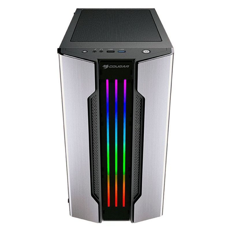 COUGAR - Gabinete Gamer Cougar Gemini M SILVER RGB