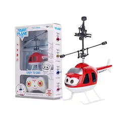 GENERICO - Drone Mini Helicóptero Con Control Recargable Volador Juguete Rojo