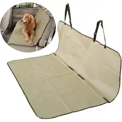 MOVI - FUNDA DOBLE CUBRE ASIENTO TRASERO DE AUTO PARA MASCOTAS