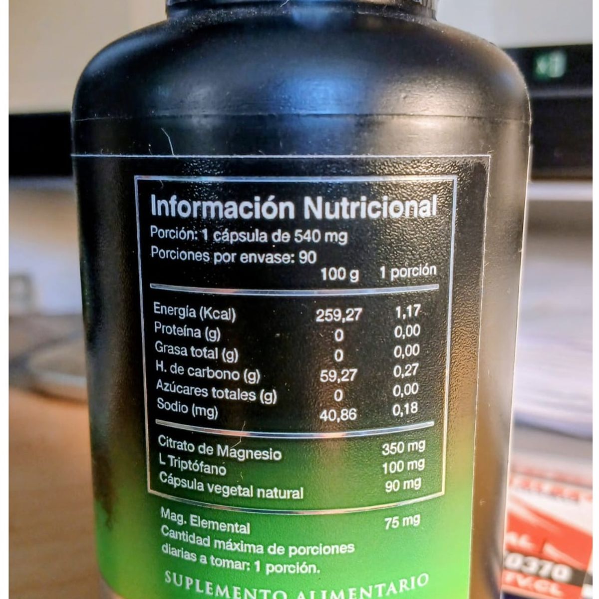 ZEO SPORT - Citrato De Magnesio + Triptofano Zeo 2x90 Capsulas