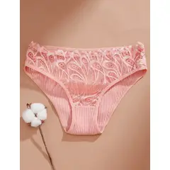 KIRAMA CLOTHING STORE - Calzon de Algodón con Encaje Estilo Casual y Festivo