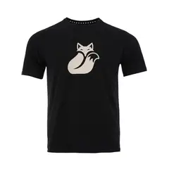 TILKI - Polera Cotton Big Logo NegraBlanca Tenis Padel