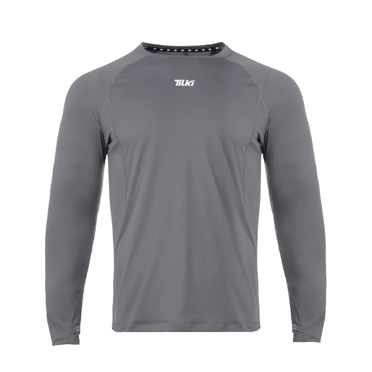 TILKI - Polera Tilki Manga Larga Poly Lehinde Gris Tenis Padel