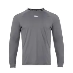 TILKI - Polera Manga Larga Poly Lehinde Gris Tenis Padel