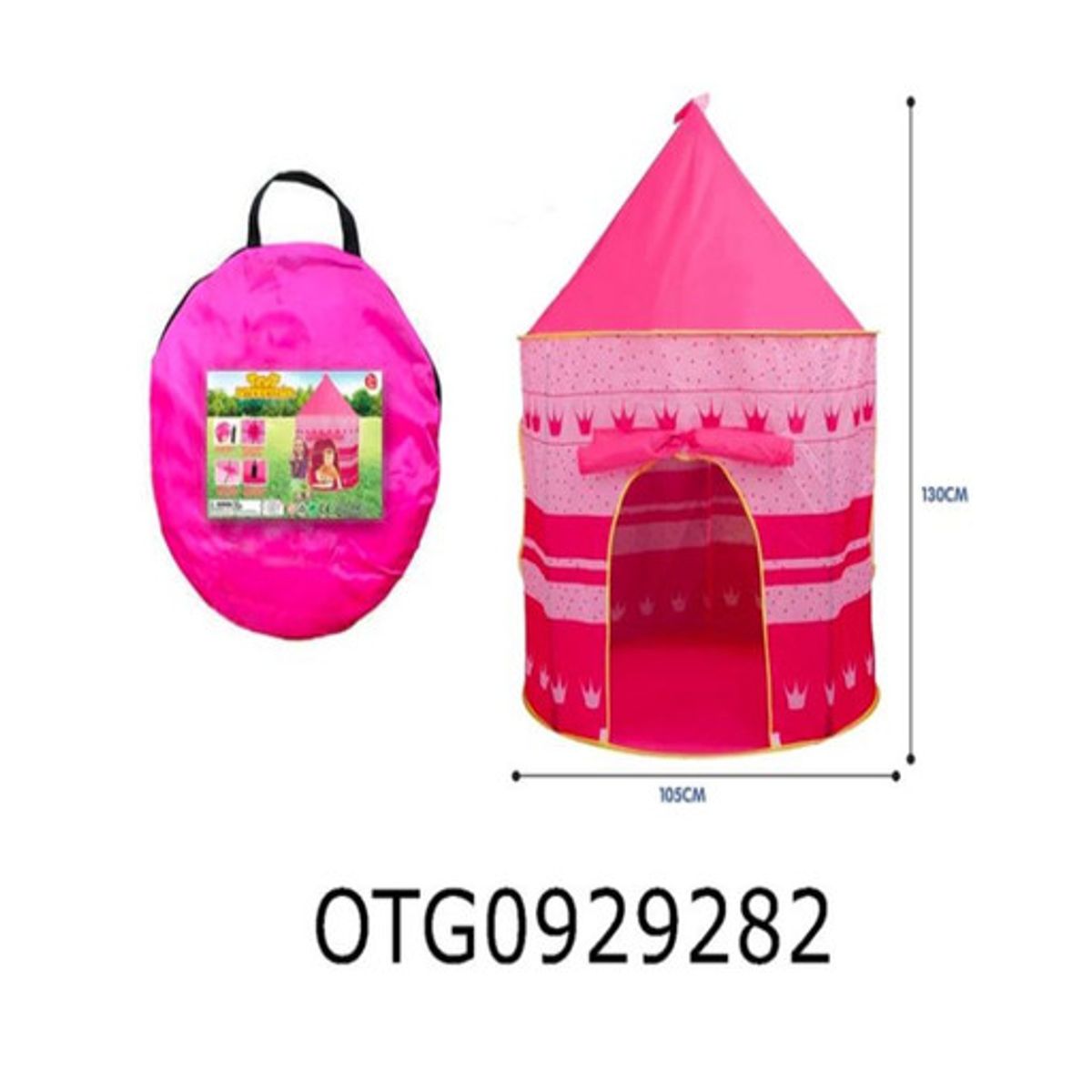 GENERICO - CARPA CASTILLO NIÑA ROSADA JUEGO INFANTIL