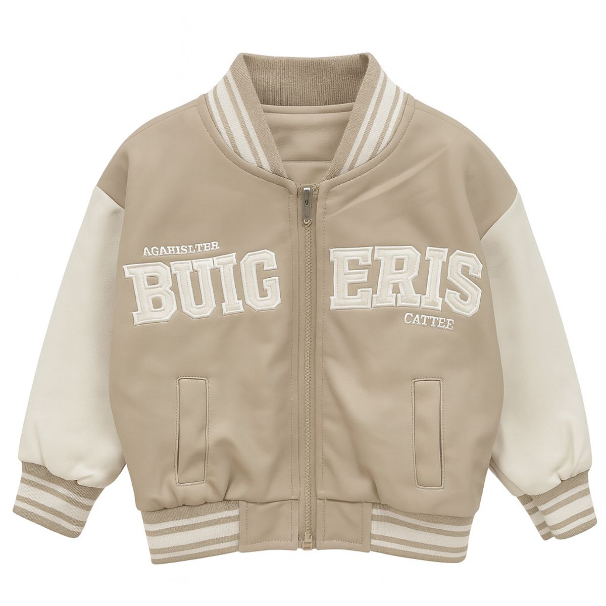 KIBOU - Chaqueta Bomber Niño Ecocuero Italy Infantil