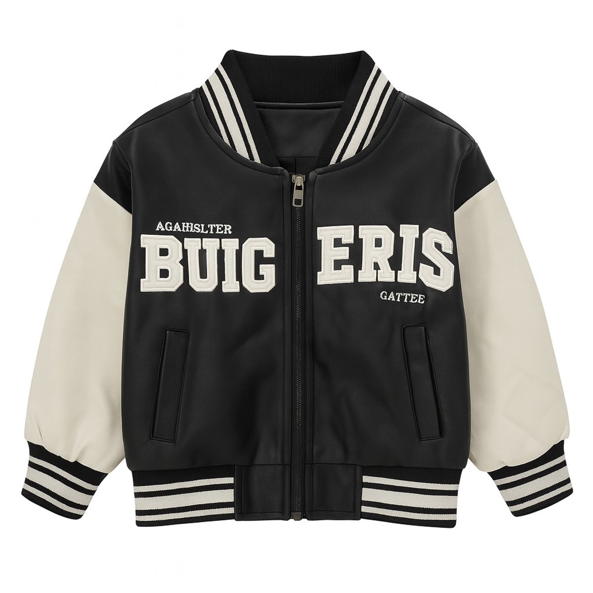 KIBOU - Chaqueta Bomber Niño Ecocuero Italy Infantil