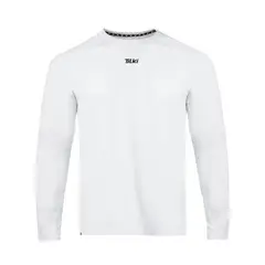 TILKI - Polera Manga Larga Poly Lehinde Blanca Tenis Padel