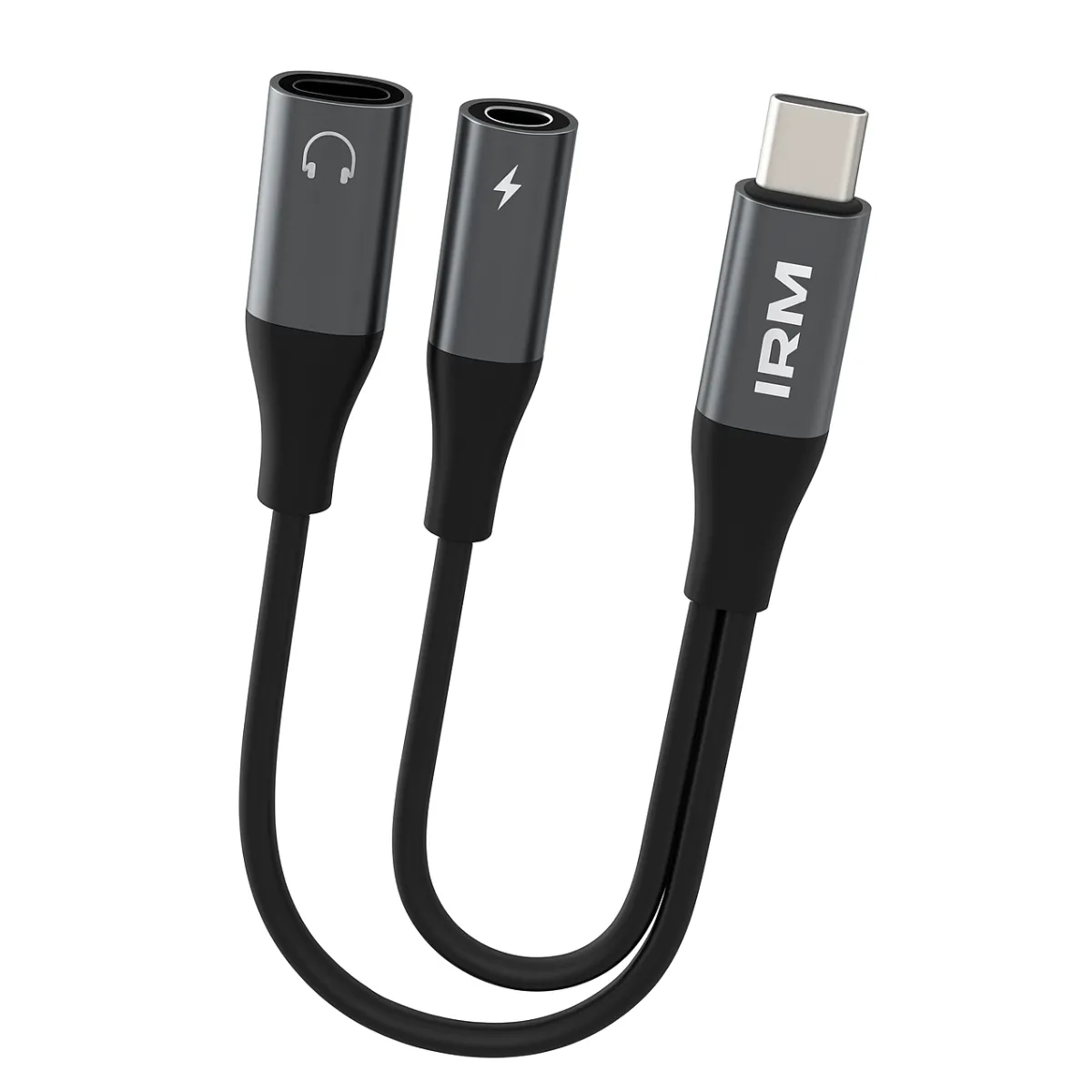 GENERICO - Adaptador Convertidor Audio Dual Usb-c A Auxiliar Y Usb-c