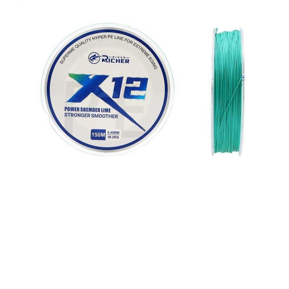 GENERICO - Linea de Pesca monocromática X12 150 metros 045MM