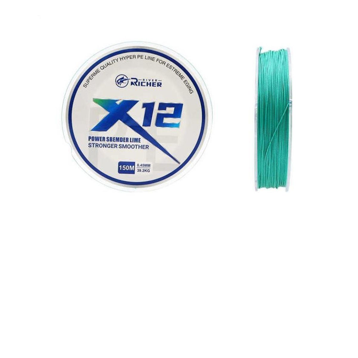 GENERICO - Linea de Pesca monocromática X12 150 metros 045MM