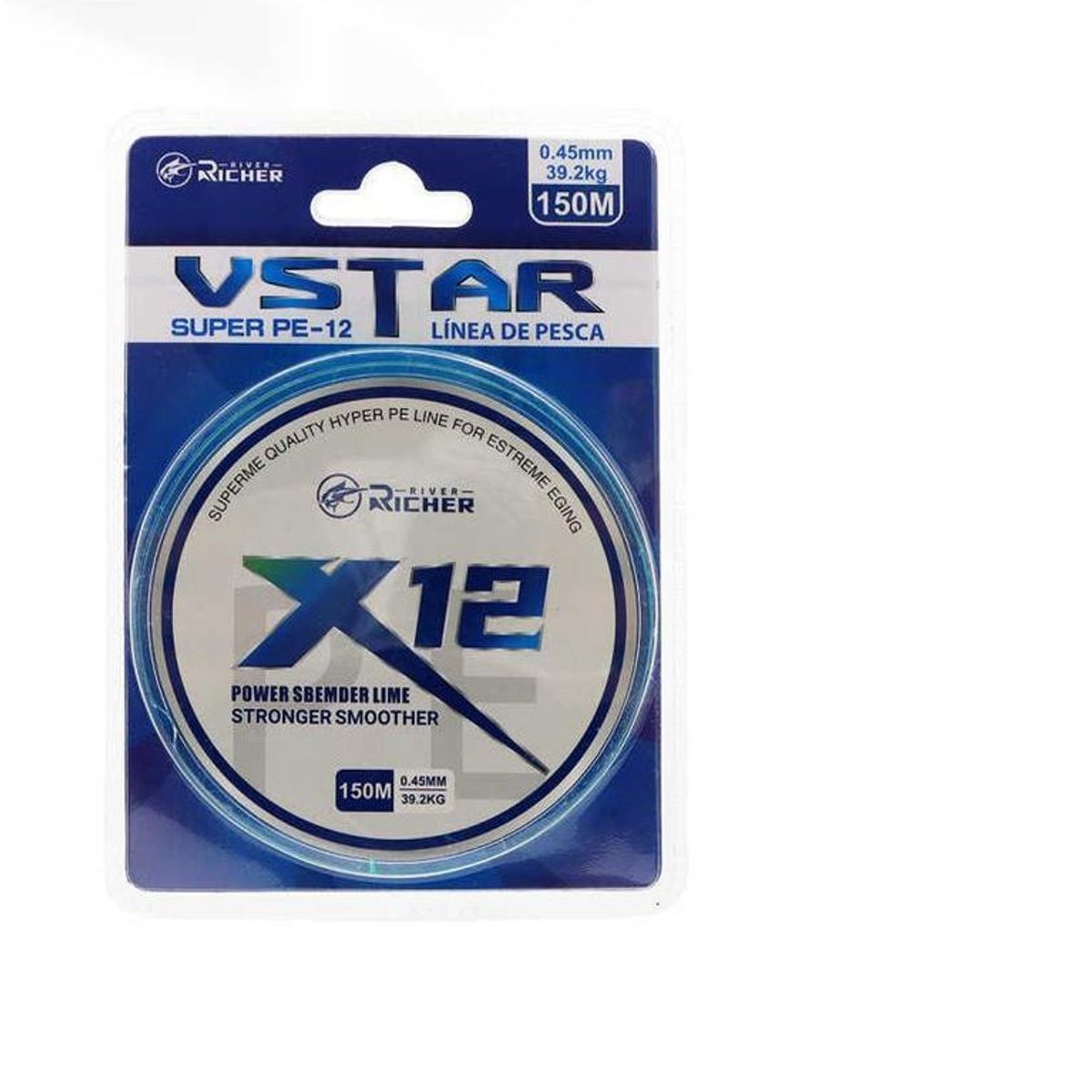 GENERICO - Linea de Pesca monocromática X12 150 metros 045MM