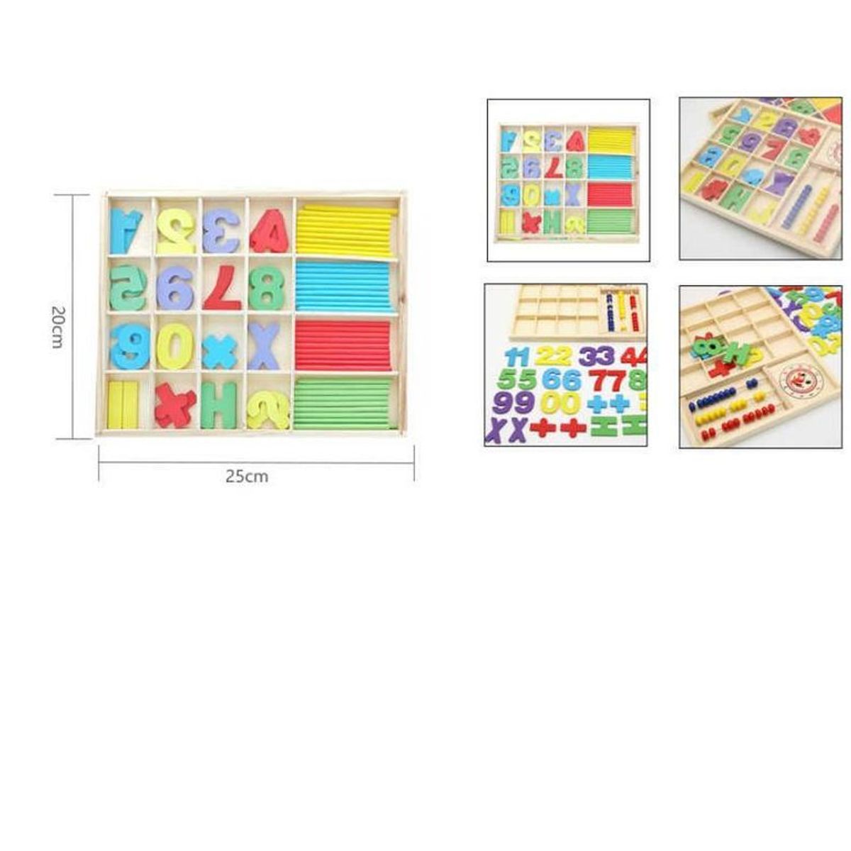 GENERICO - Juego De Madera Números Didáctico