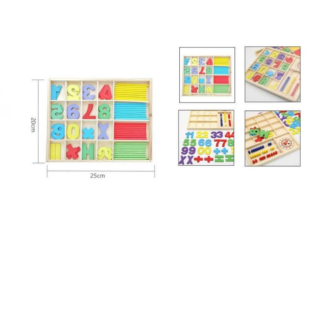 GENERICO - Juego De Madera Números Didáctico