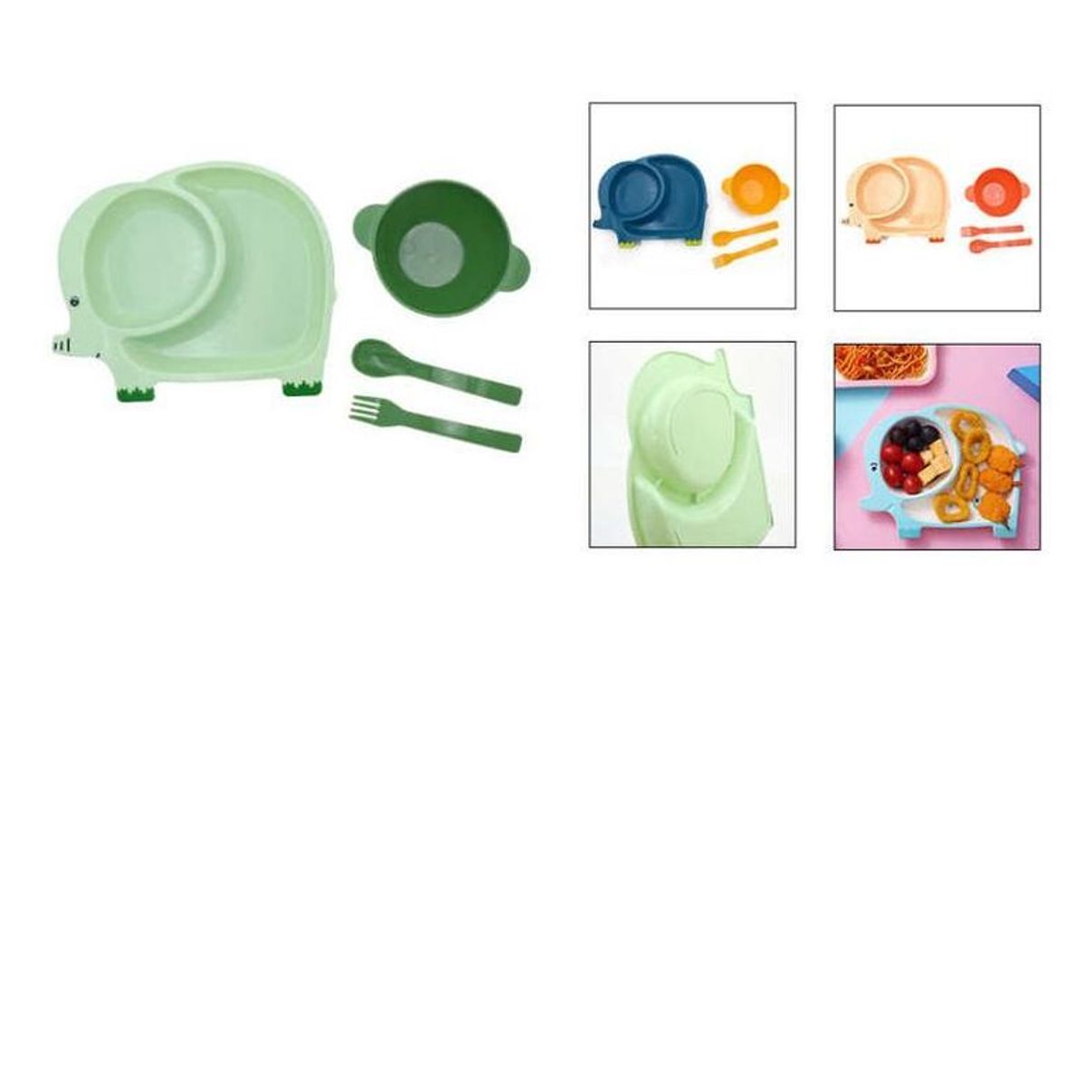 GENERICO - Plato Con Cubiertos tenedor Y Cuchara