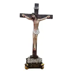 GENERICO - Crucifijo De Mesa Jesucristo 27 Cm