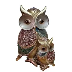 GENERICO - Pareja de Búho Figura Decorativa