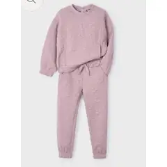 MAYORAL - Conjunto pantalón largo + polerón relieve