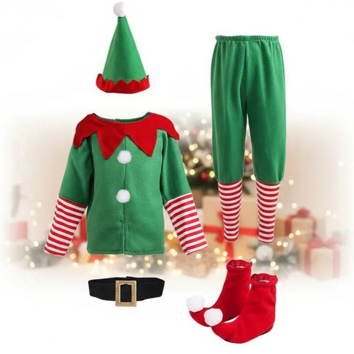 GENERICO - Disfraz de Elfo Navideños 1-3 Años