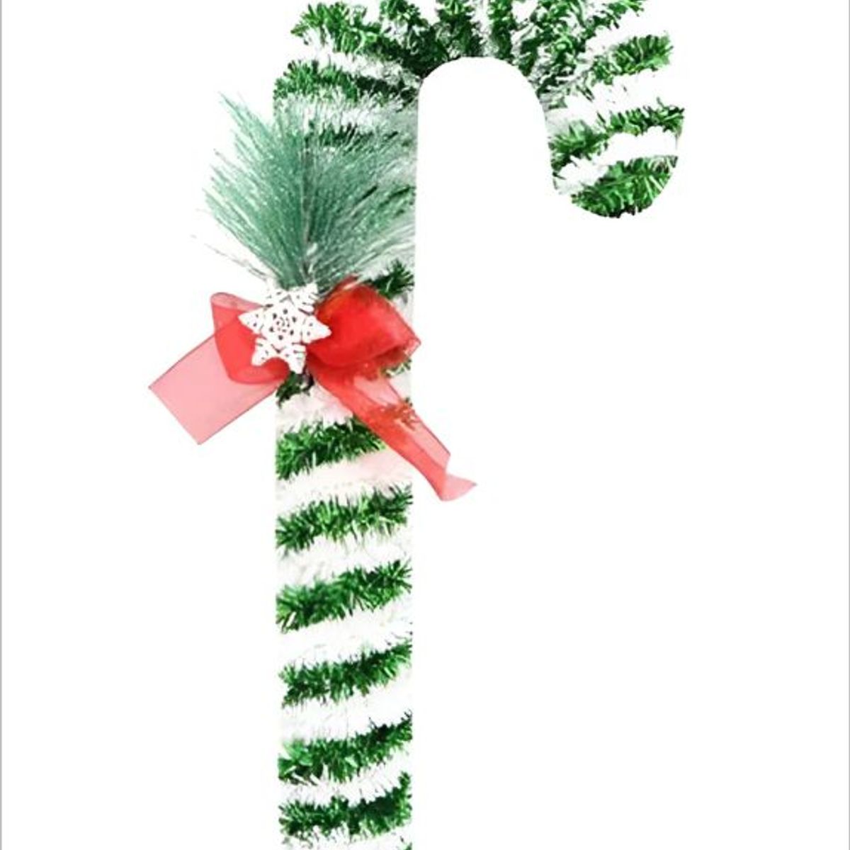 GENERICO - Colgante Baston Navideño 12pcs