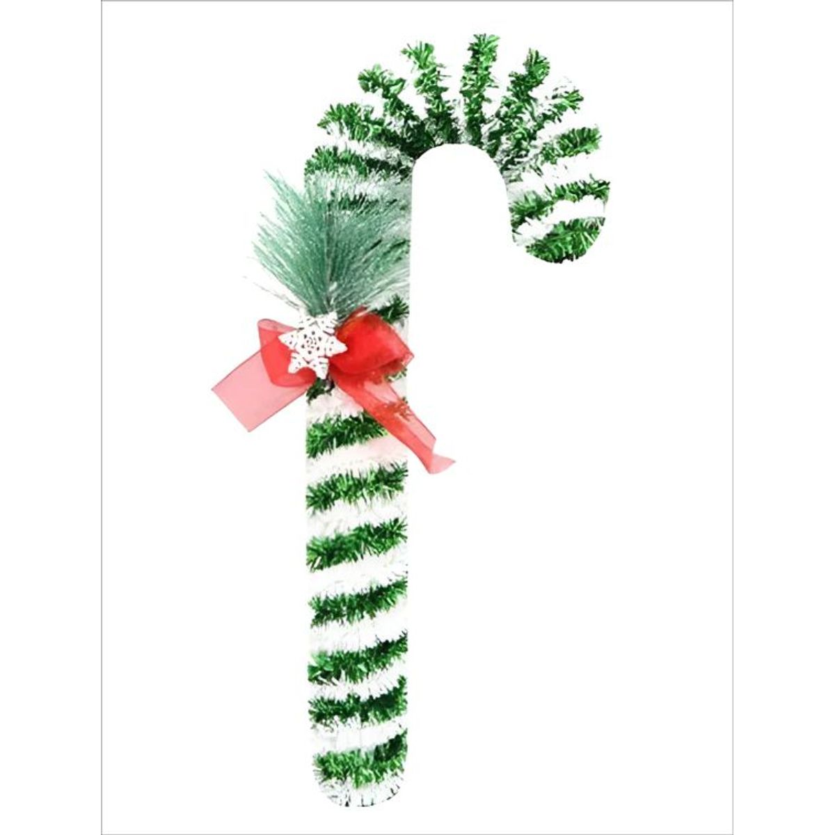 GENERICO - Colgante Baston Navideño 12pcs