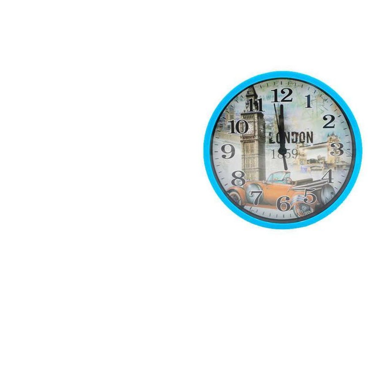 GENERICO - Reloj De Pared Diseños Celeste