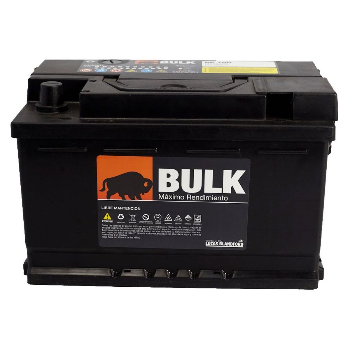 BULK - Batería BULK 70 AMP Borne Estándar Derecha 500 CCA