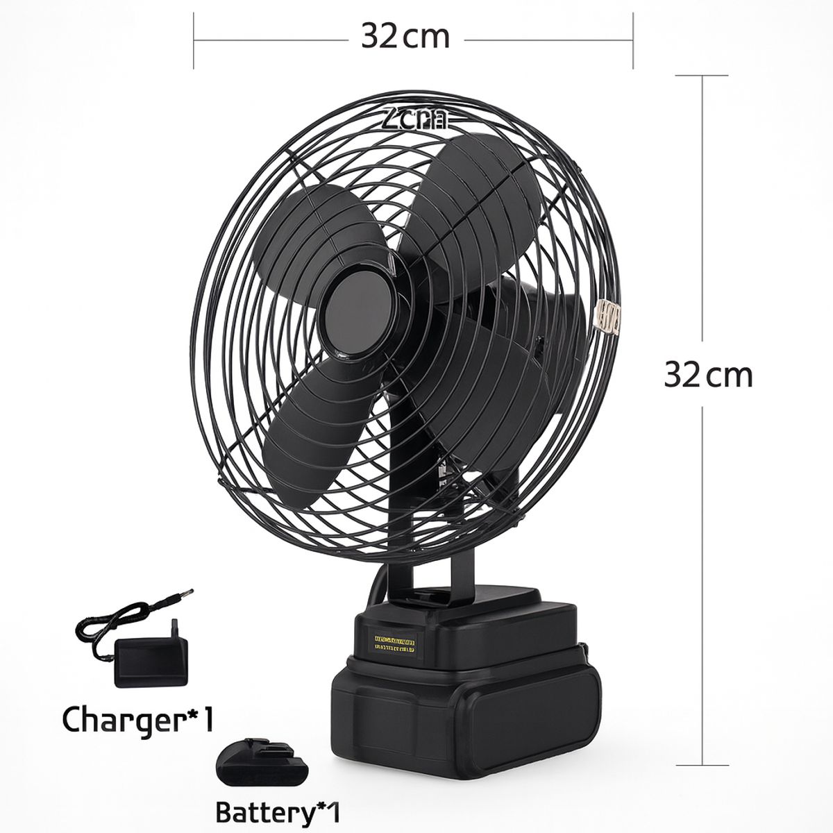 MOVI - Ventilador Compacto USB Recargable para Escritorio