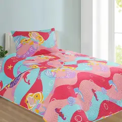 DORAL - CUBRECAMA QUILT INFANTIL SIRENAS HOTPRESS KIDS 1.5 PLAZA